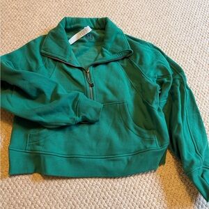 Lululemon Green Scuba Sweatshirt